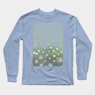 dandelions field Long Sleeve T-Shirt